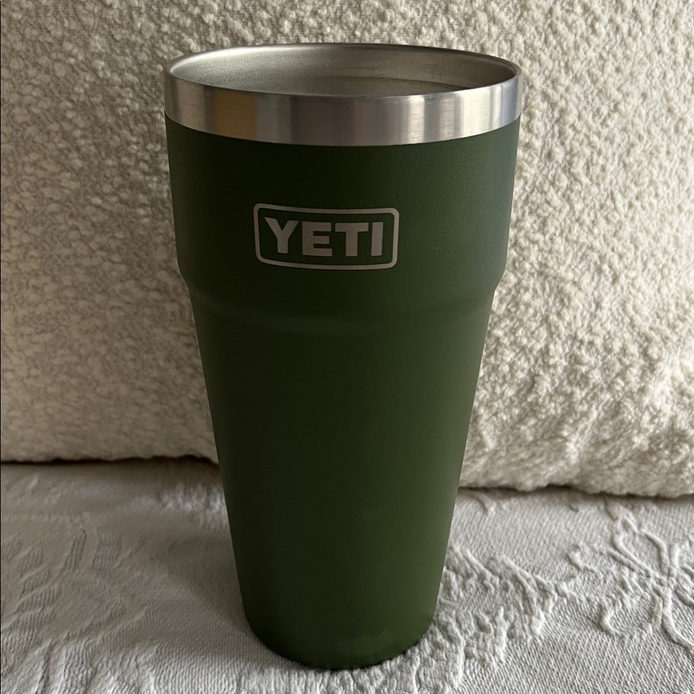 YETI Green Stainless Steel Stackable Tumbler